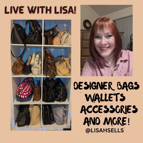 Handbags - LIKE THIS FLYER to be notified when I do a LIVE personal show!